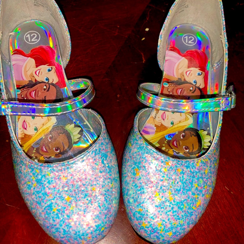 Disney princess shiny shoes. Never worn.